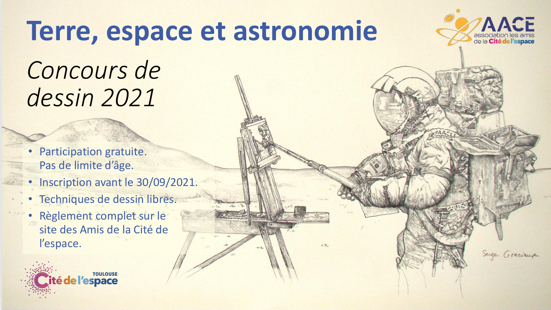 Terre, espace et astronomie : le concours de dessin des Amis de la Cité